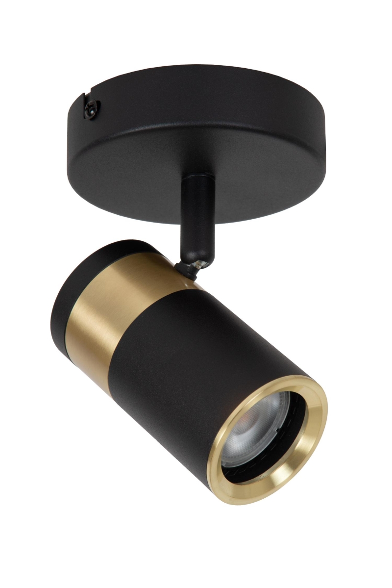 Lucide GORIK - Ceiling spotlight - 1xGU10 - Black